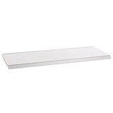 Tablette tôle monobloc - Ligne Store blanc pas de 25 mm