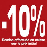 Affiche -10% - Affiches pourcentages