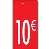 Étiquettes à trou 10 € - Étiquettes à trou Soldes