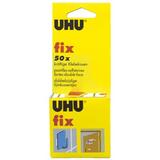 UHU fix, 50 pastilles adhésives - Double face, patafix, velcro