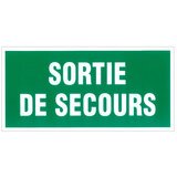 Plaque de signalisation Sortie de secours