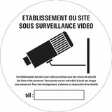 Disque Magasin sous surveillance vidéo