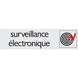 Plaque alu Surveillance électronique