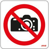 Pictogramme adhésif Interdit aux photos - Vinyles adhésifs