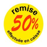 Gommettes adhésives  remise 50 %  - Gommettes adhésives évènementielles