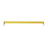 Barre de charge - Or - L 60 cm - section tube 30 x15 mm - Ligne Square 25 or