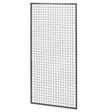 Grille avec cadre renforcé - Ligne Store gris métallisé pas de 50 mm