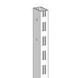 Montant 2 faces double perforation pas de 50 mm - Ligne Store blanc pas de 50 mm