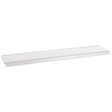 Tablette tôle monobloc - Ligne Store blanc pas de 50 mm