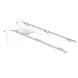 Consoles inclinables pour tablettes bois ou verre pas de 25 mm - Ligne Store blanc pas de 25 mm