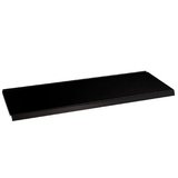 Tablette métallique noir sablé 100x47 - Ligne Store noir Sablé pas de 25 mm