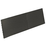 Fond perforé noir sablé 66,5x40 - Ligne Store noir Sablé pas de 25 mm