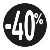 Gommettes adhésives -40% - Gommettes adhésives évènementielles