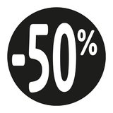 Gommettes adhésives -50% - Gommettes adhésives évènementielles