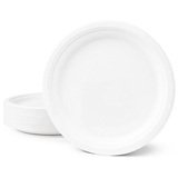 Assiettes jetables 100% compostables - Assiettes jetables