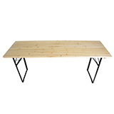 Table brasserie pliante L 177 - Tables pliantes traiteurs