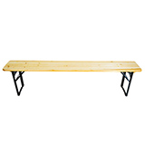 Banc pliant brasserie L 177 cm - Tables pliantes traiteurs