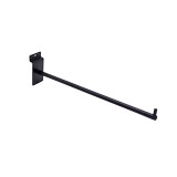 Bras droit noir - L 30 cm - tube ø 10 mm - pour panneaux rai - Bras