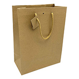 Sacs kraft Luxe - 25 + 13 x H 33 cm - par 10