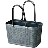 Panier libre-service gris anthracite 8 litres