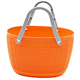 Panier libre-service orange 17 litres