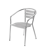 Chaise en aluminium