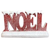 Mot Noël enneigé - Décors à poser