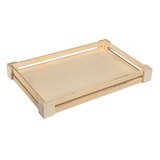 Caisses en bois naturel - L 34 + P 22 x H 3.8 cm - Coffrets bois