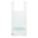 Sacs plastique biodégradables et compostables à bretelles - Sacs plastique biodégradables