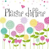 Étiquettes cadeaux adhésives Plaisir d'offrir - Étiquettes cadeaux adhésives