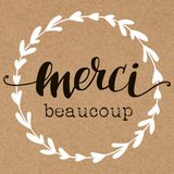 Étiquettes cadeaux adhésives Merci beaucoup - Étiquettes cadeaux adhésives