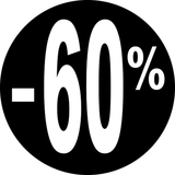 Gommettes adhésives -60% - Étiquetage