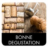 Étiquettes cadeaux Bonne dégustation