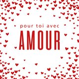 Étiquettes cadeaux adhésives Amour - Bolducs et étiquettes Fête des mères