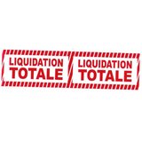 Banderole LIQUIDATION TOTALE - Affiches Liquidation