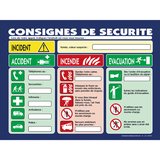 Consignes de sécurité - Signalétique de sécurité