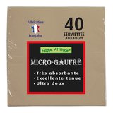 Serviettes Micro-gaufrées