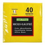 Serviettes Micro-gaufrées