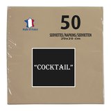 Serviettes cocktail Micro-gaufrées