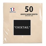 Serviettes cocktail Micro-gaufrées