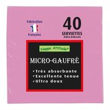 Serviettes Micro-gaufrées