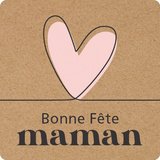 Étiquettes cadeaux coeur pour toi