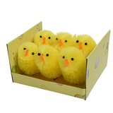 Poussins en chenille - Décors de Pâques