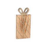 Paquet cadeau en bois - Décors à poser