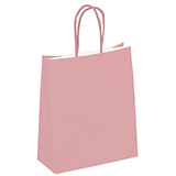 Sacs kraft Rose poudré moyen modèle - Shopping de Noël