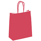 Sacs kraft Magenta passion moyen modèle - Shopping de Noël