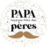 Étiquettes cadeaux adhésives Joyeuse Fête des Pères - Bolducs et Etiquettes Fête des Pères