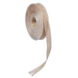 Ruban jute naturel 15 mm x 12 m - Rubans tissu