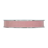 Ruban velours vieux rose 15 mm x 7 m - Bolducs, Raphias et Rubans