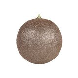 Boule de Noël - champagne pailleté - ø 18 cm